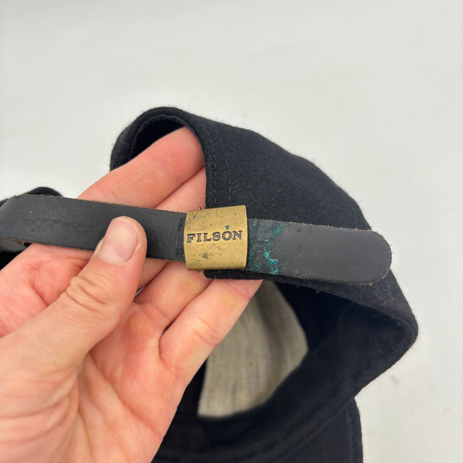 Ebbets Field Flannels × Filson Filson x Ebbets Field Flannels Wool Hat Adjustable Cap Black Size ONE SIZE - 10 Thumbnail
