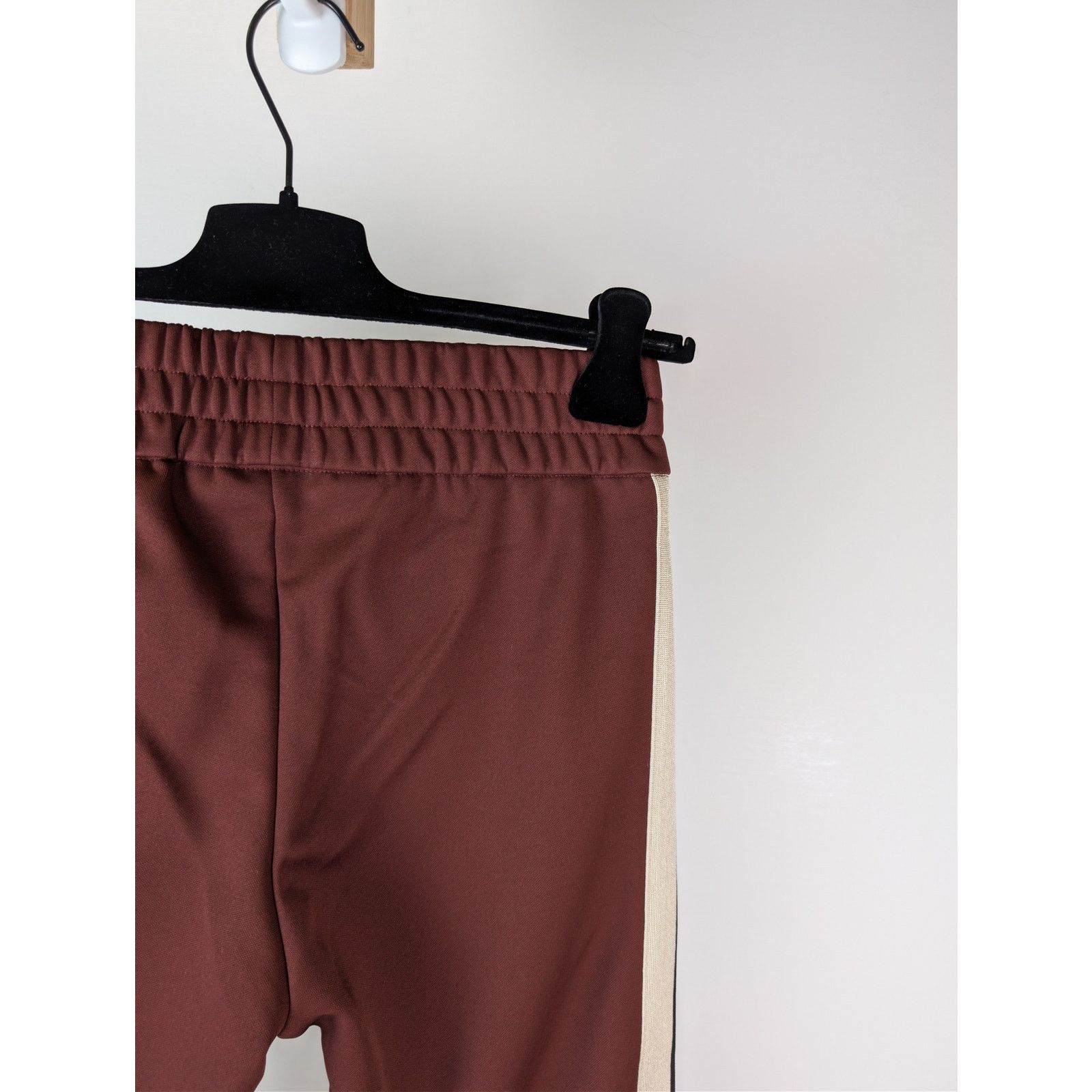 Palm Angels o1rshd1 Classic Logo Track Pants in Burgundy / Off White Size US 34 / EU 50 - 14 Thumbnail