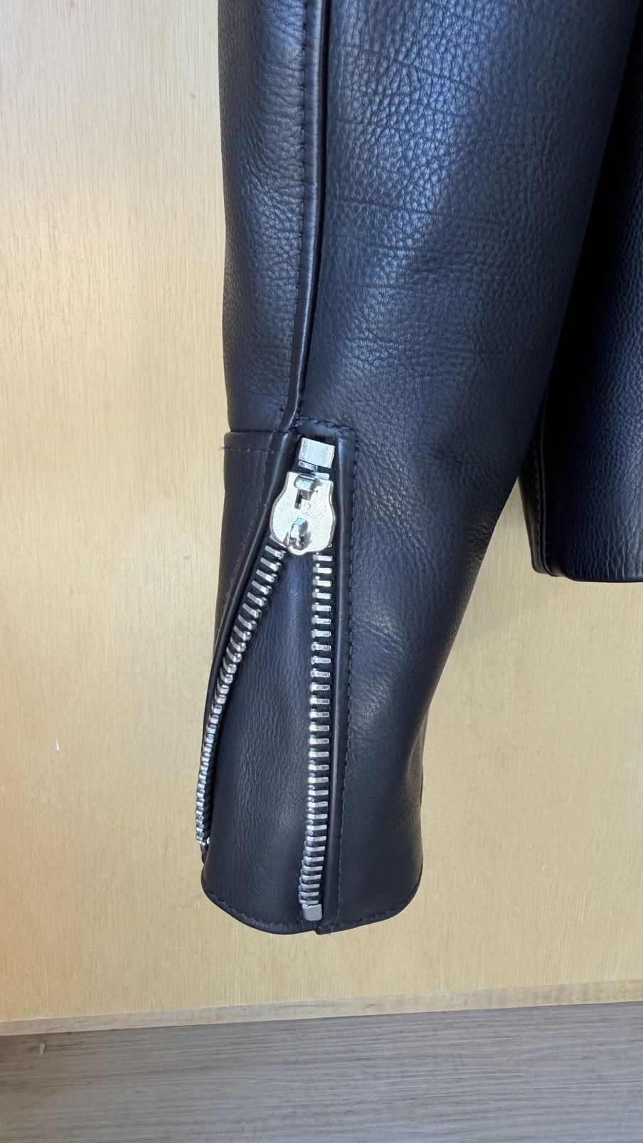 Second/Layer Second/Layer Black Leather “Rider” Mechanic Moto Jacket - M Size US M / EU 48-50 / 2 - 9 Thumbnail
