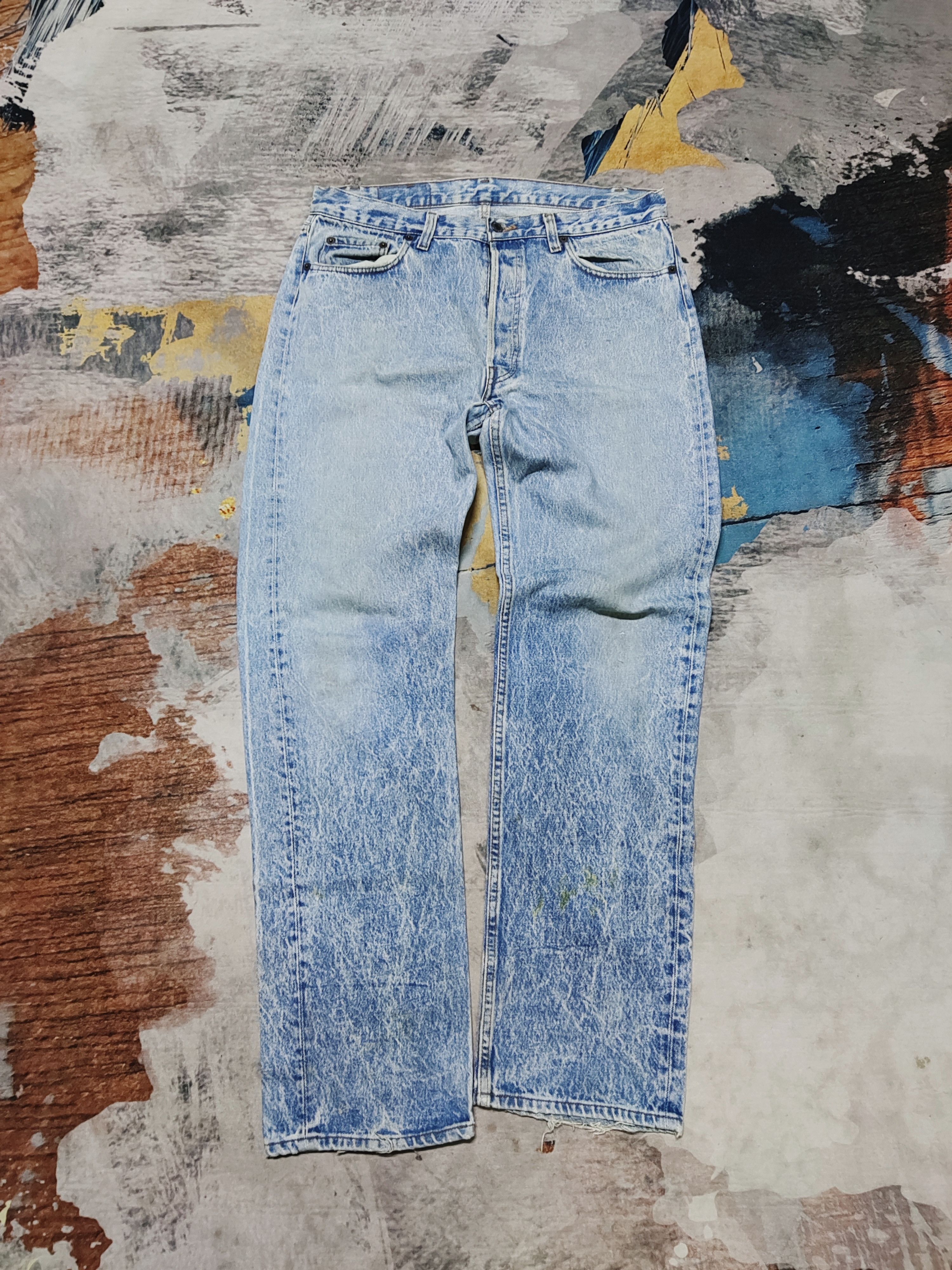 Levi's Vintage Levis 501 80s Acid Wash Size US 36 / EU 52 - 1 Thumbnail