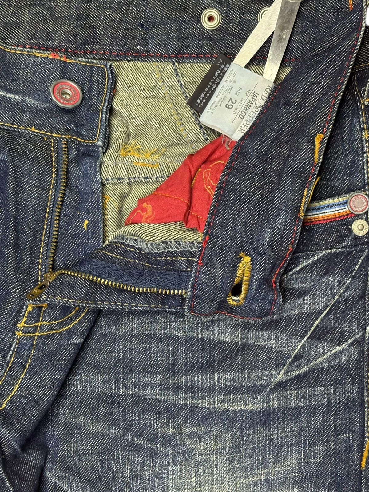 Japanese Brand Vintage Japanese Brand Mud Wash Side Adjuster Loose Jeans Size US 29 - 9 Thumbnail