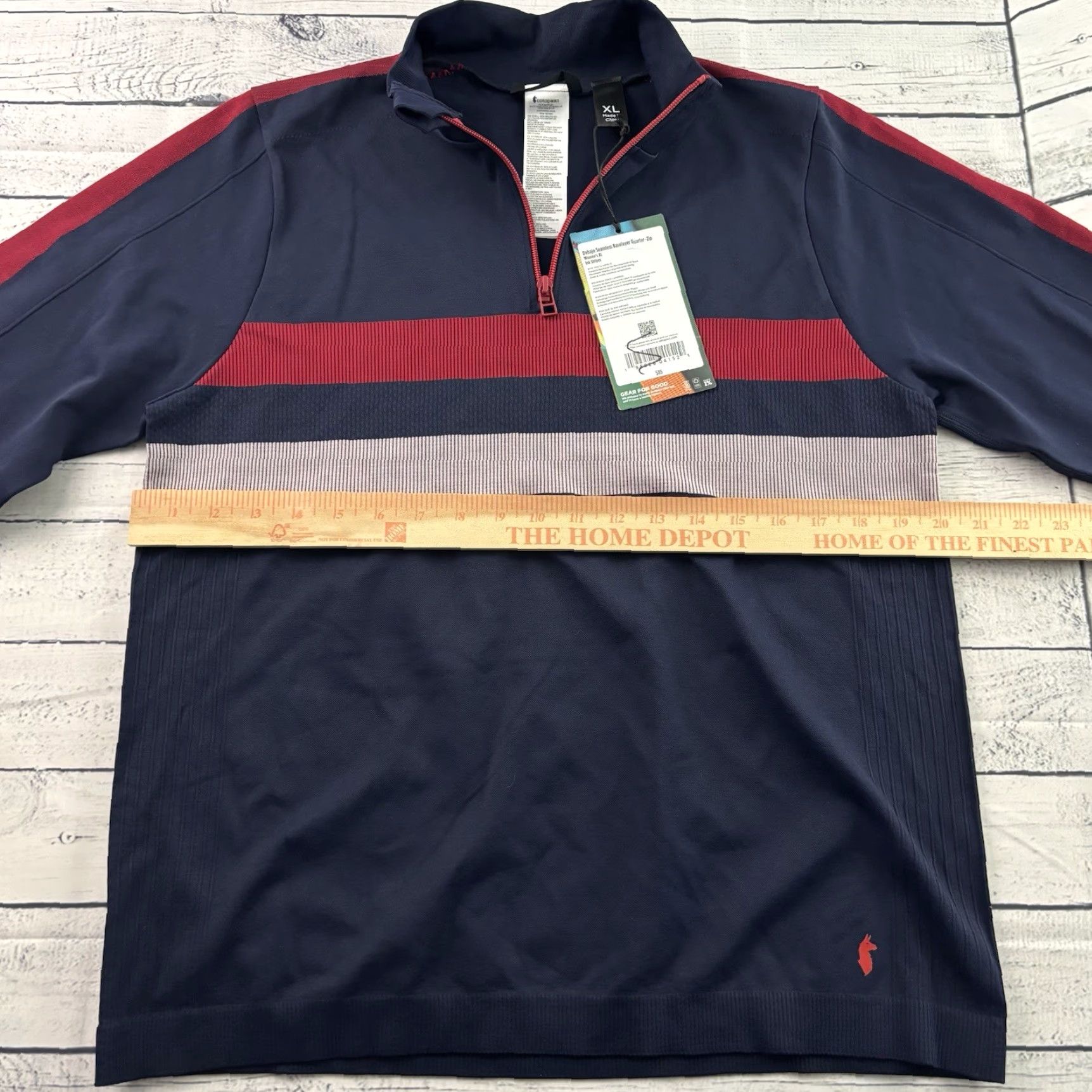 Cotopaxi VINTAGE Cotopaxi Debajo Seamless Baselayer 1/4 Zip Women's XL Ink Stripes 85 Shirt Womens XL Ink Stripes Cotopaxi Baselayer 1/4 Zip Blue 1990s? Size ONE SIZE - 6 Thumbnail