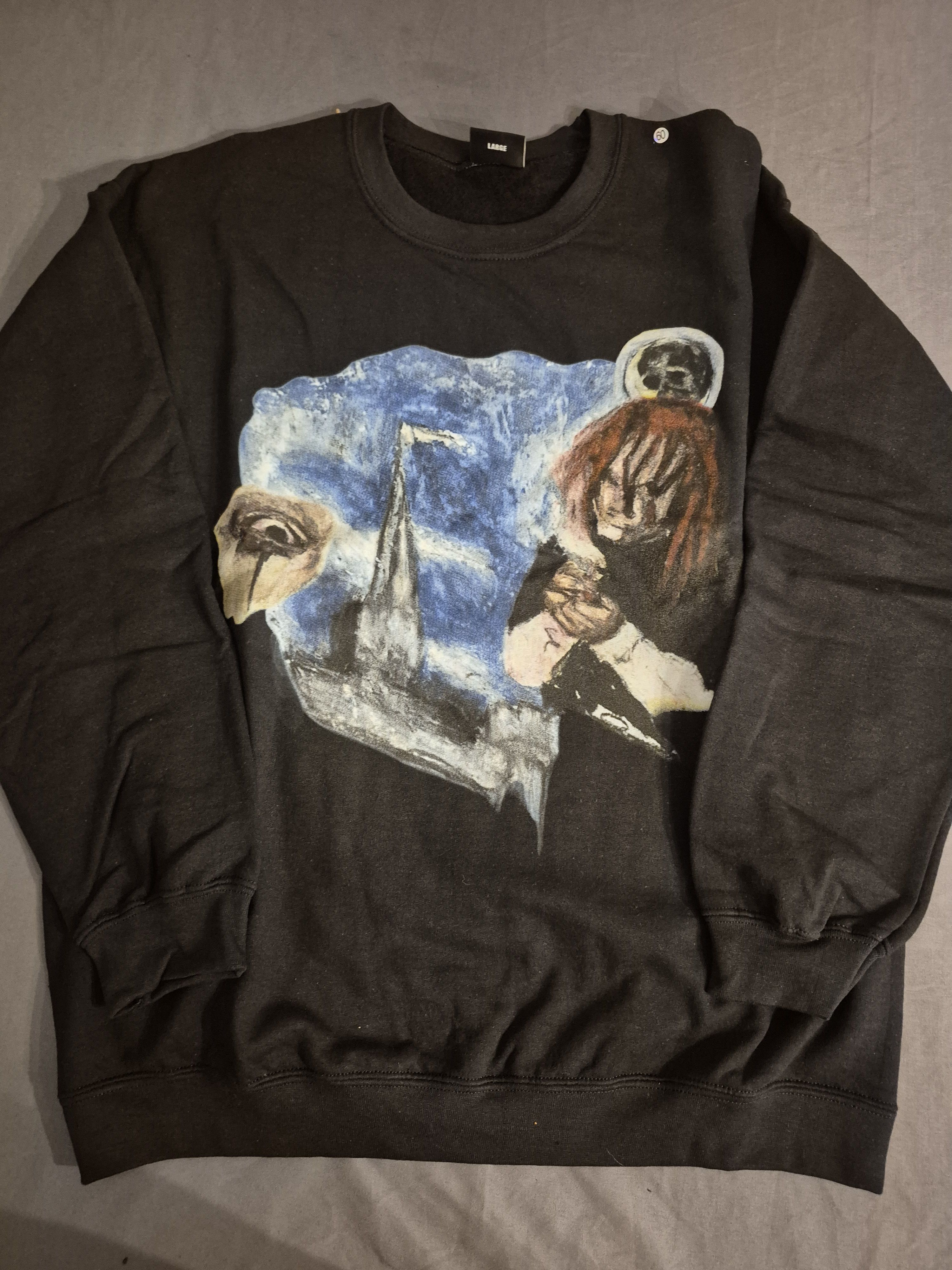 Revenge Revenge Crayon Crewneck Black Size Large Size US L / EU 52-54 / 3 - 1 Thumbnail