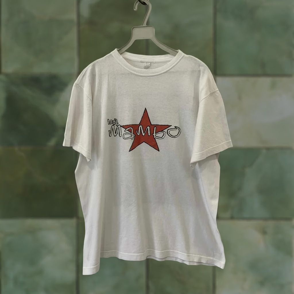 Mambo VINTAGE Mambo T-Shirt White XL 90s Red Star Logo Graphic Mens Size US XL / EU 56 / 4 - 1 Thumbnail