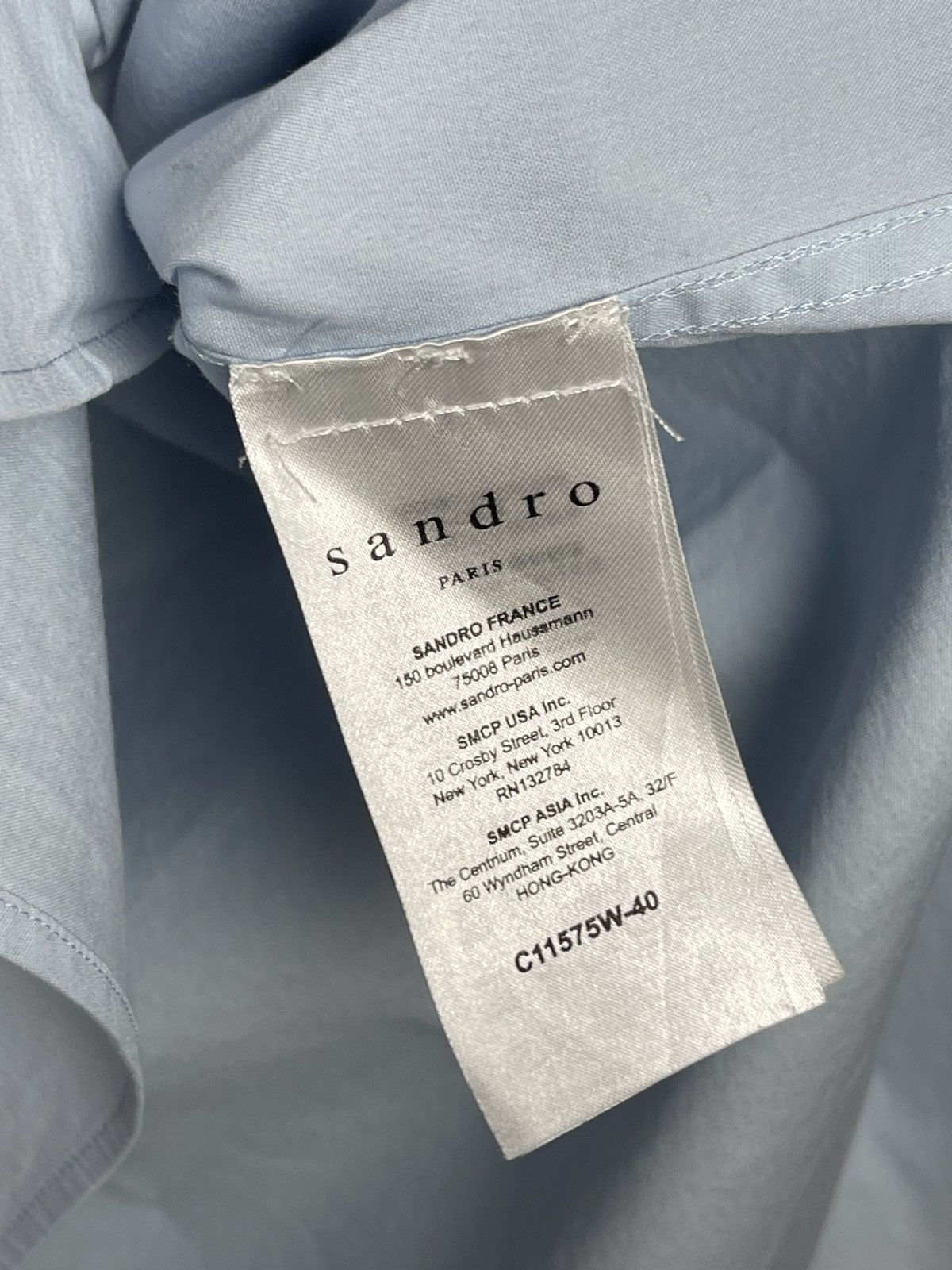 Sandro Sandro Paris Button Up Shirt Men’s Size Medium Size US M / EU 48-50 / 2 - 10 Thumbnail