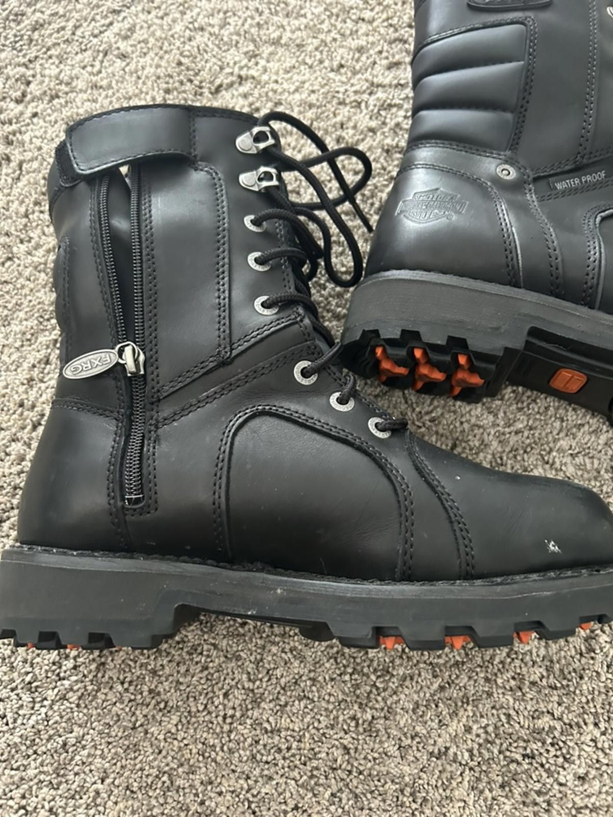 Harley Davidson Harley-Davidson Unisex FXRG Lace-Up Boots (Women 9, Men 7) Size ONE SIZE - 2 Thumbnail