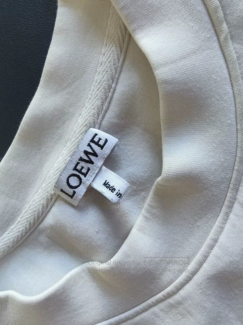 Loewe Loewe White Short Sleeve T-Shirt with Classic Anagram Embr Size US XXL / EU 58 / 5 - 6 Thumbnail