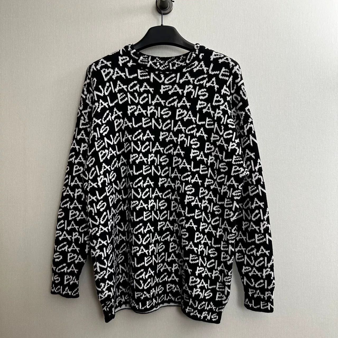 Balenciaga Balenciaga Knit All-Over Print Sweater Size US XS / EU 42 / 0 - 1 Thumbnail