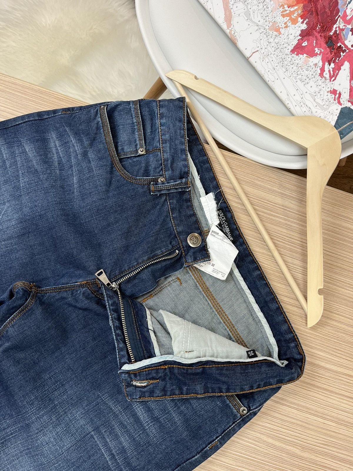 Dolce & Gabbana Dolce & Gabbana Distressed Men's Denim Jeans Size US 35 - 11 Thumbnail