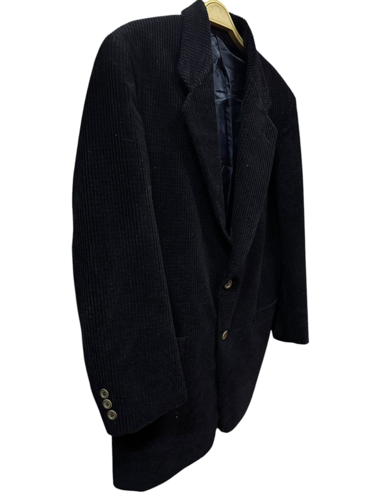 Lanvin 90s Vtg Lanvin Paris Single Breasted Corduroy Coat Size US S / EU 44-46 / 1 - 3 Thumbnail