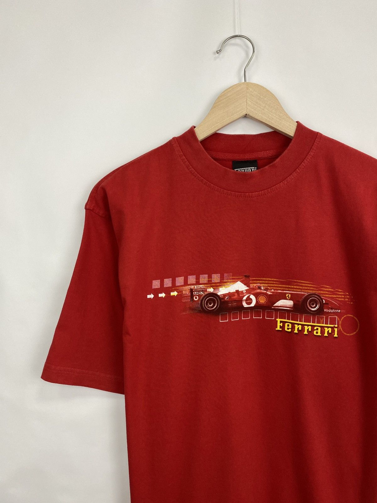 Ferrari 🇮🇹 Vintage 1996 Ferrari Racing F1 Graphic Big logo T-Shirt Size US M / EU 48-50 / 2 - 2 Thumbnail
