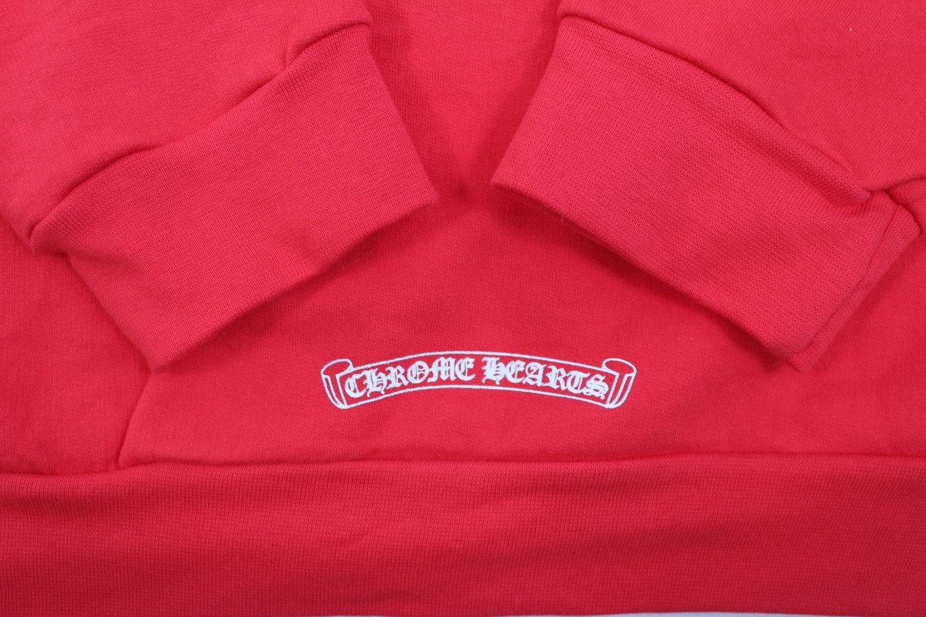 Chrome Hearts Chrome Hearts Red Scroll Hoodie Size US XL / EU 56 / 4 - 5 Thumbnail