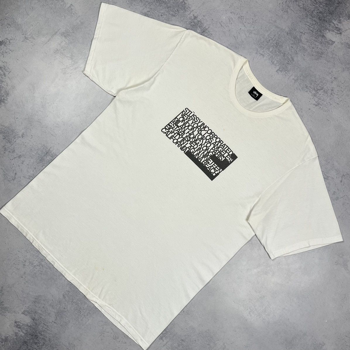 Stussy Vintage Stussy Incorporated Y2K Big Logo T Shirt 90’s Size US XL / EU 56 / 4 - 1 Thumbnail