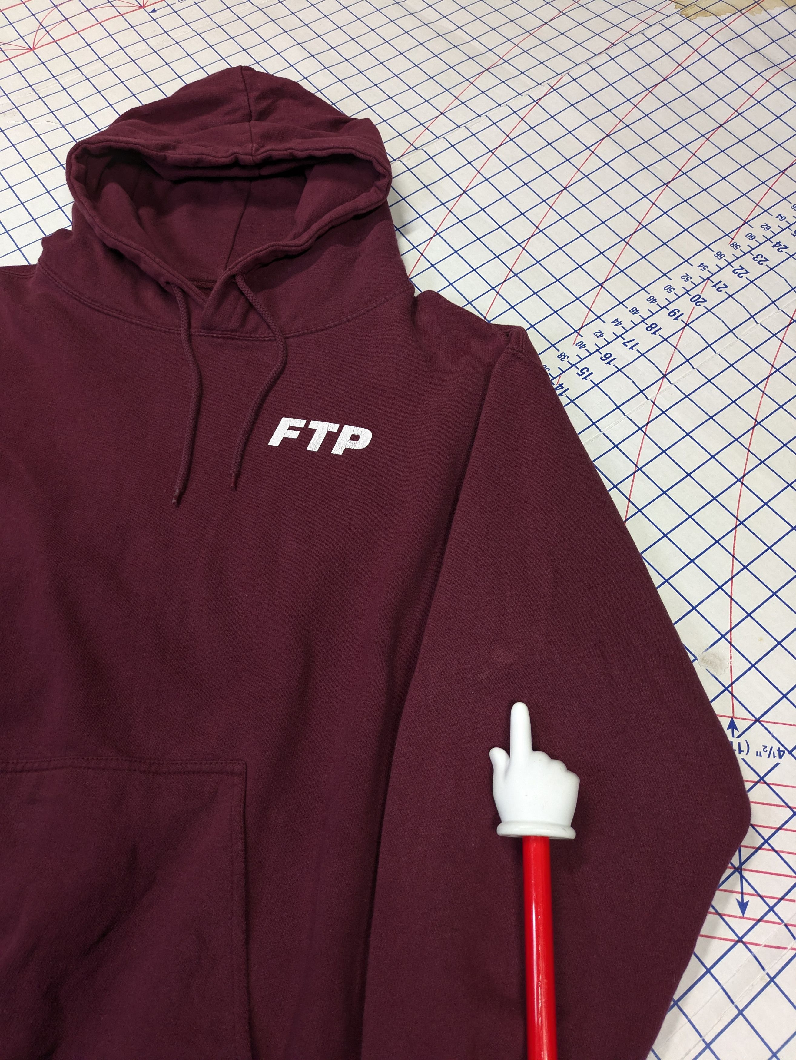 Fuck The Population Ftp burgundy og logo hoodie XL 2015 pink dolphin popup Size US XL / EU 56 / 4 - 5 Thumbnail