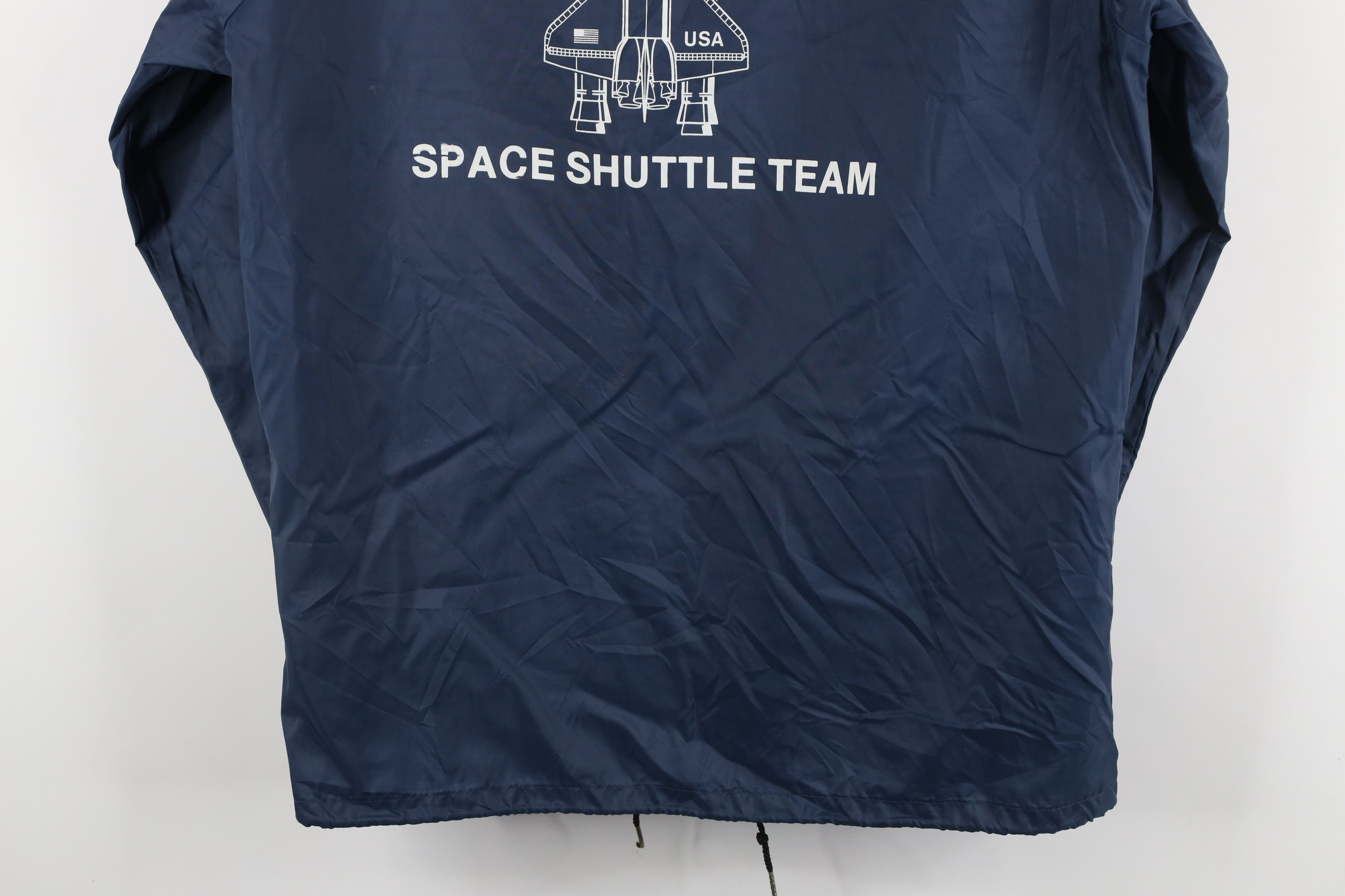 Vintage Vintage 70s NASA Space Shuttle Team Coach Jacket Blue USA Size US S / EU 44-46 / 1 - 17 Thumbnail