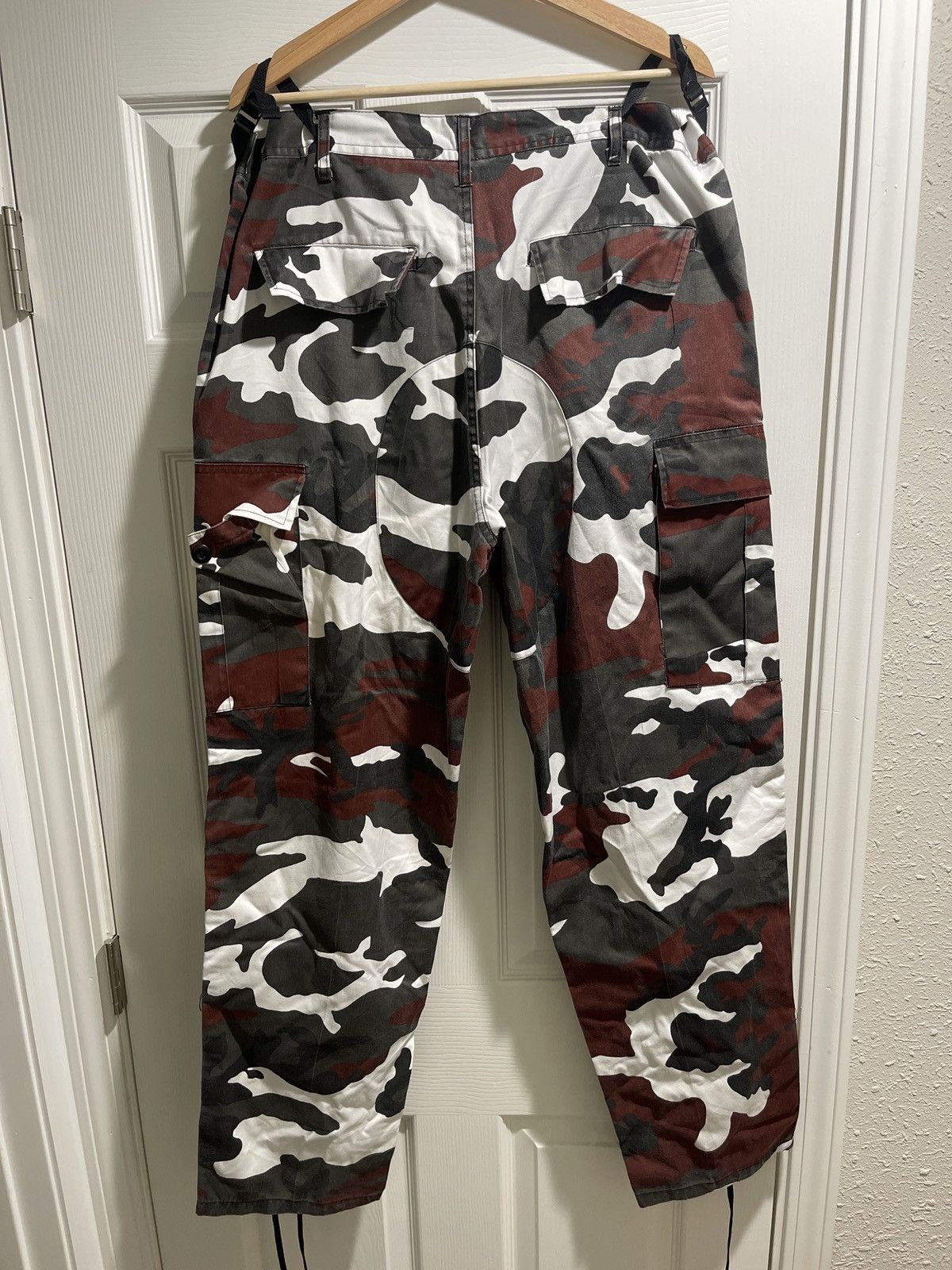 Vintage Vintage Red Camo Cargo Pant Size US 36 / EU 52 - 4 Thumbnail