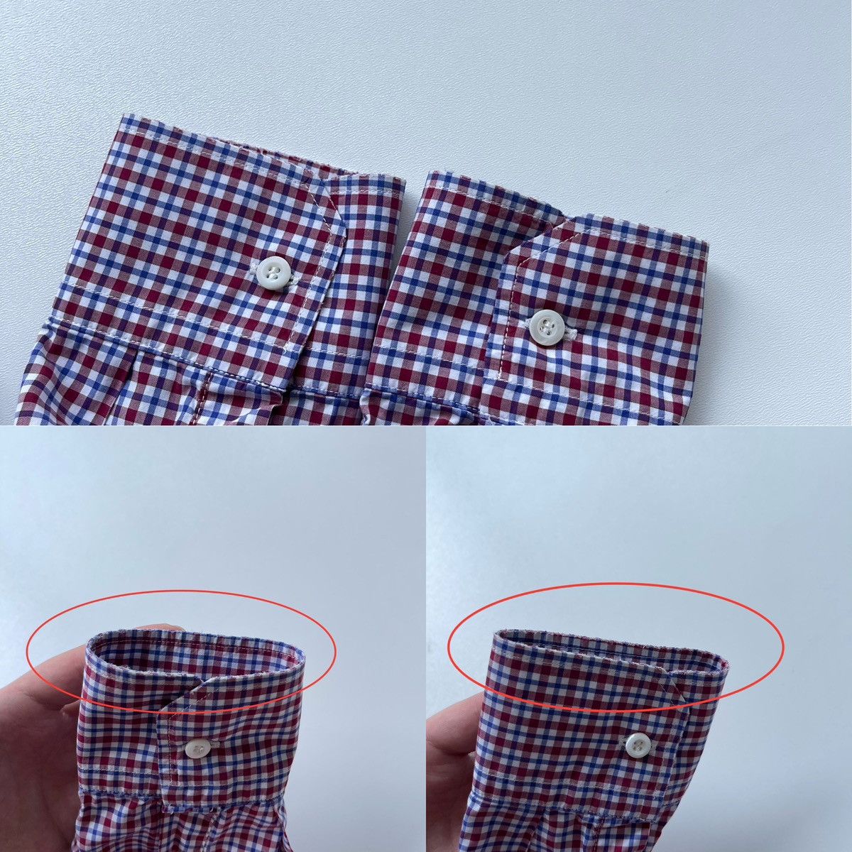 Brunello Cucinelli Brunello Cucinelli Italian Fit Checked Button Ups Shirt Red Size US S / EU 44-46 / 1 - 11 Thumbnail