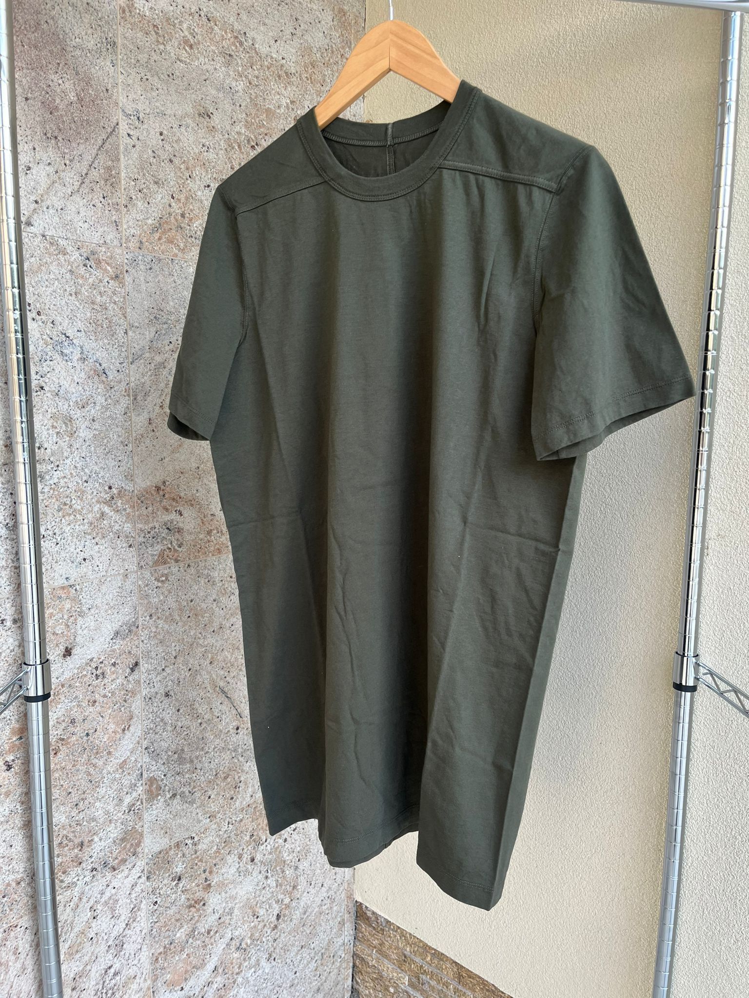 Rick Owens Mainline Level T-Shirt in Green Size US M / EU 48-50 / 2 - 7 Thumbnail
