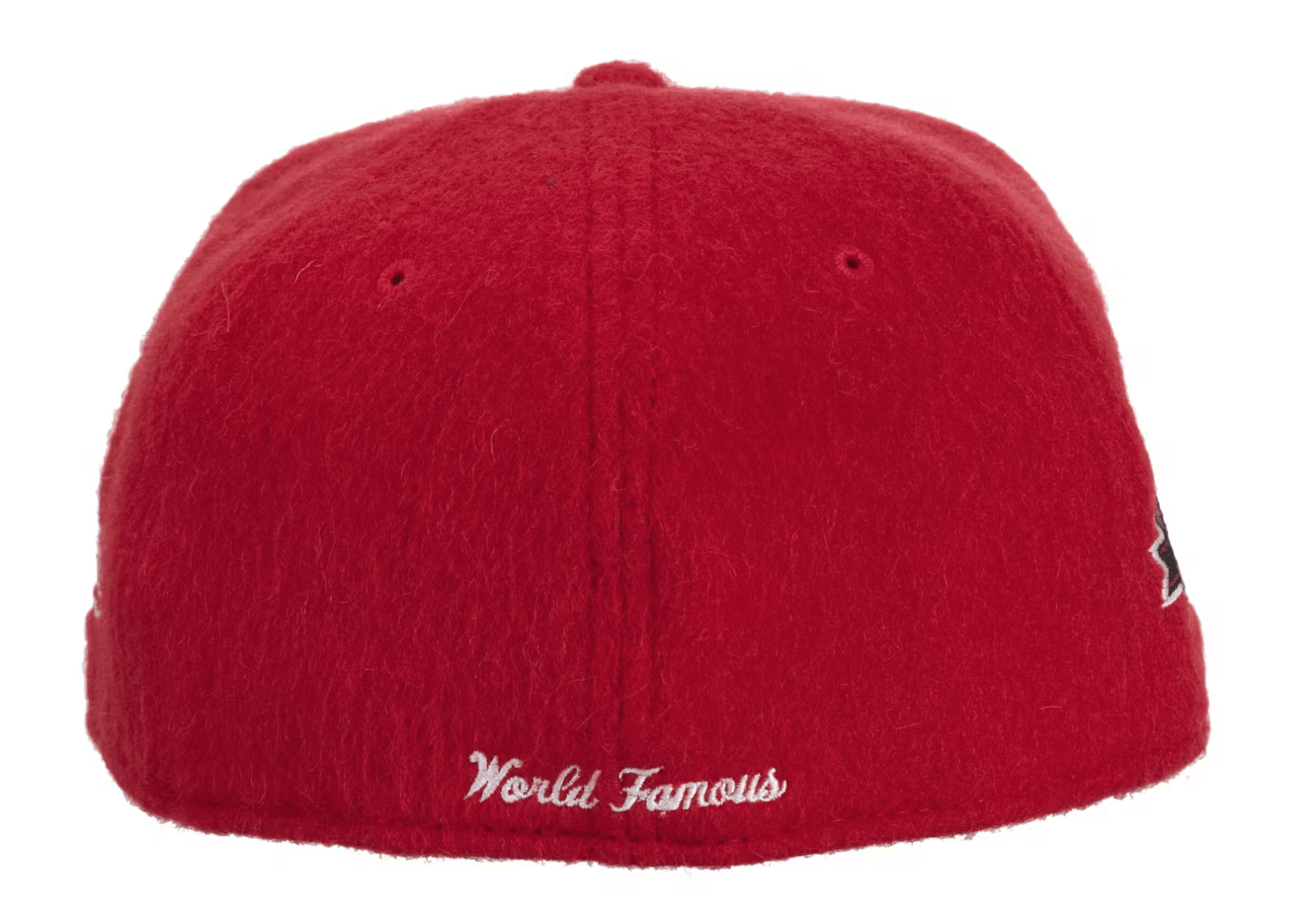 Supreme Supreme Mohair Box Logo New Era Cap Red Size 7 1/2 Size ONE SIZE - 3 Thumbnail