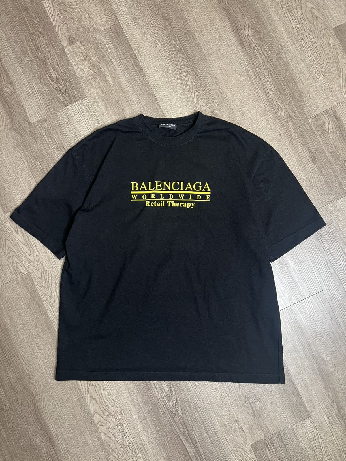 Balenciaga 21AW Balenciaga Retail Therapy White T-shirt | Grailed