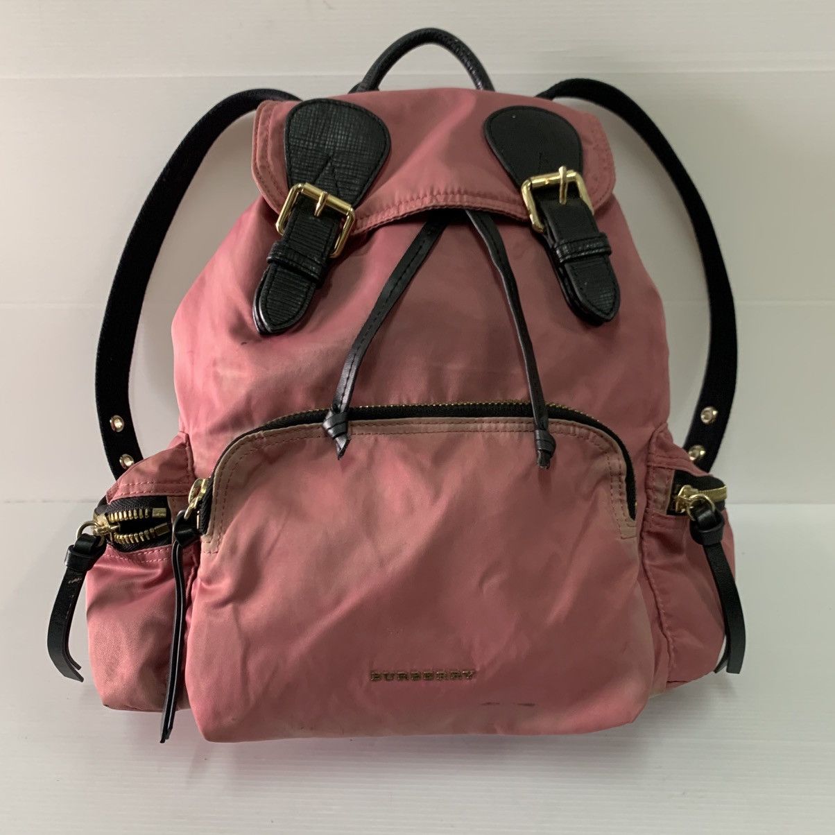 Burberry Burberry Canvas Nylon Pink Backpack Size ONE SIZE - 3 Thumbnail