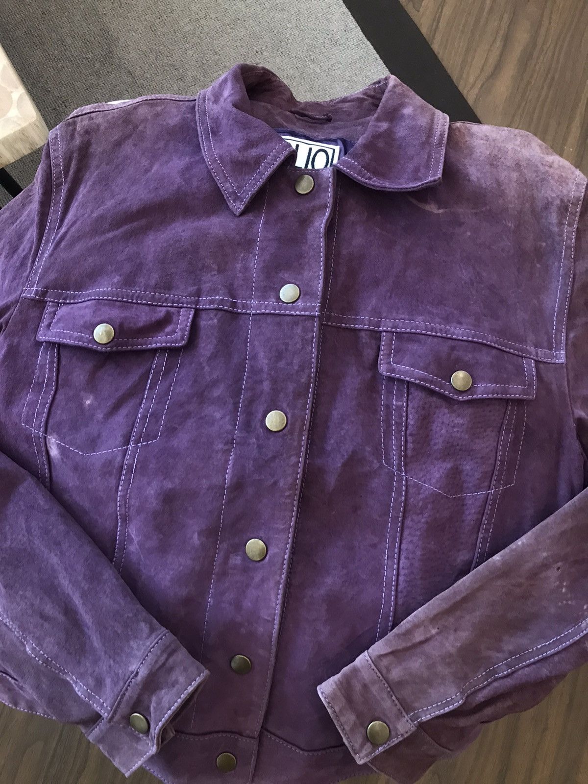 Japanese Brand × Vintage Vintage Suede Leather Jacket ( Clio ) Size M / US 6-8 / IT 42-44 - 1 Thumbnail