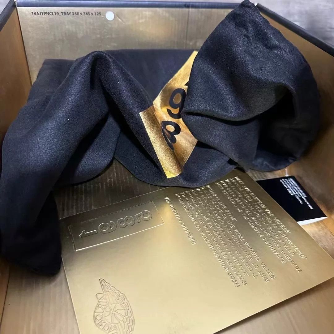Nike Air Jordan 1 Pinnacle Black & Gold 43 Size US 10 / EU 43 - 6 Thumbnail