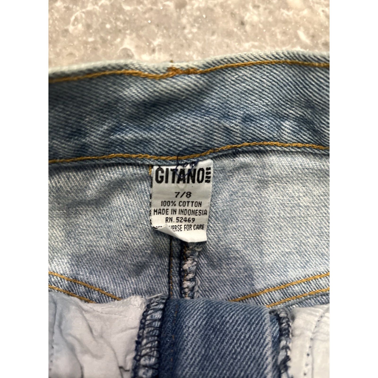 Vintage VINTAGE Gitano Denim Skirt Womens 8 Regular High Waisted Boho Mom Fit Blue Denim Womens Size 30" / US 8 / IT 44 - 2 Thumbnail
