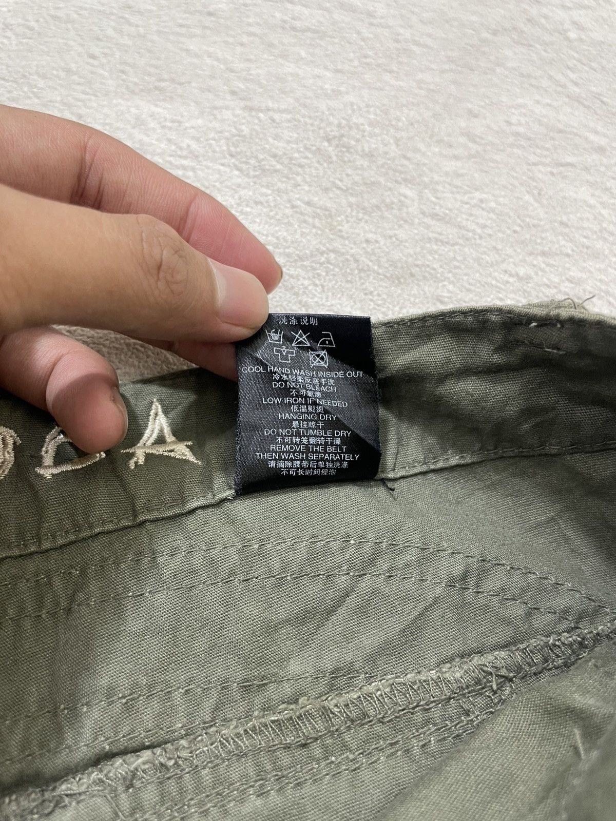 RRL Ralph Lauren 2000s Hysteric Rare Cargo Pants Zipper Y2K ifsix LGB Alpha Size 30" / US 8 / IT 44 - 7 Thumbnail