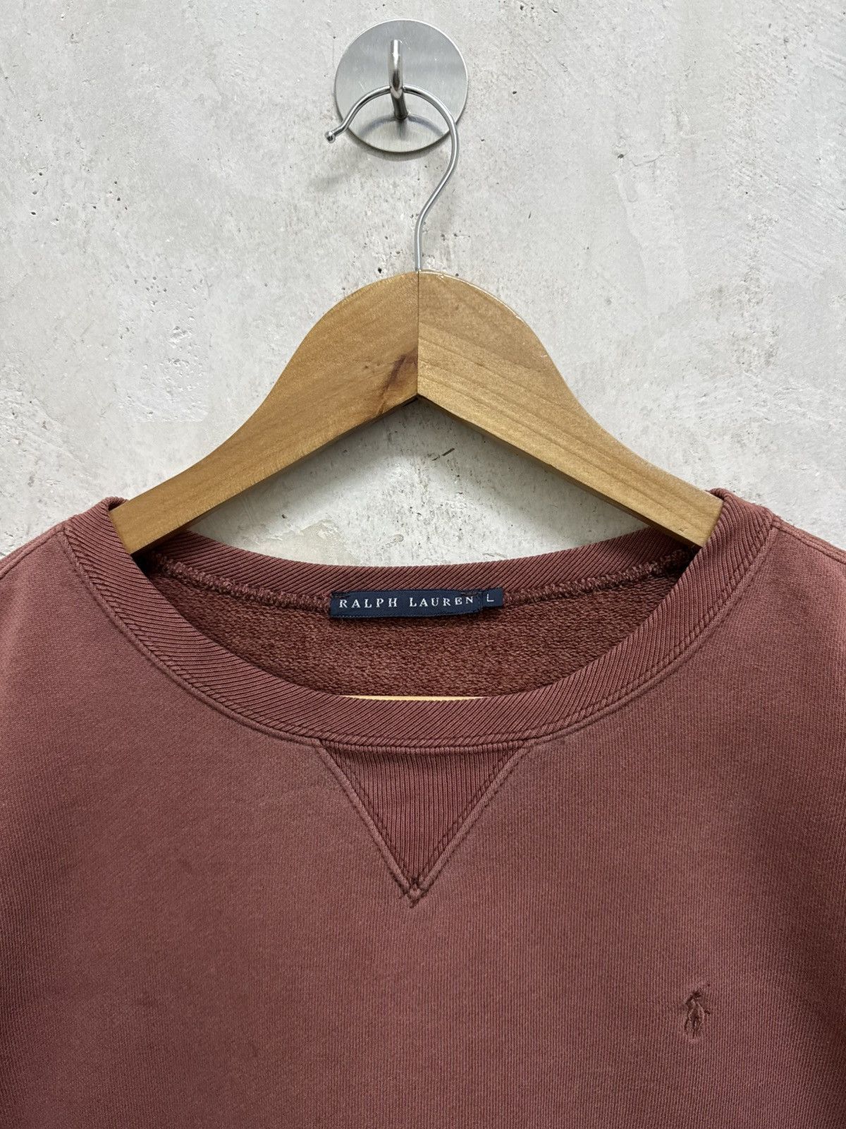 Polo Ralph Lauren Polo Ralph Lauren Small Pony Distressed Crewneck Size US XS / EU 42 / 0 - 4 Thumbnail