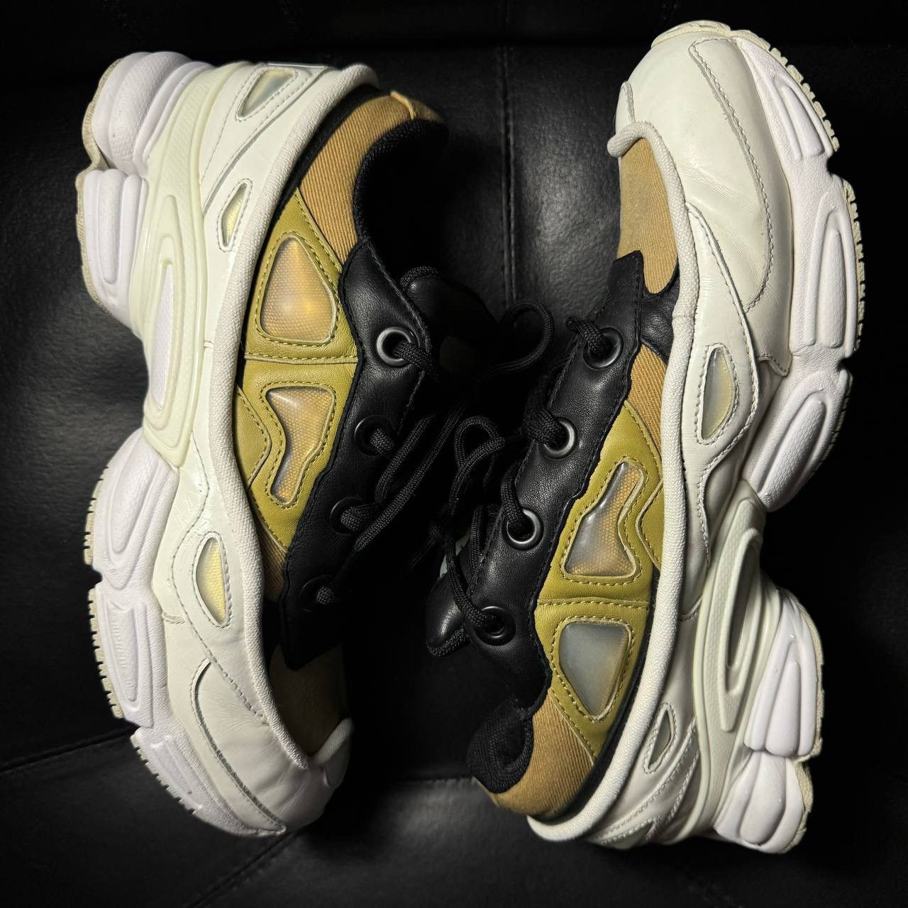 Adidas × Raf Simons 8,5us Adidas Raf Simons Ozweego Cream White khaki Size US 8.5 / EU 41-42 - 4 Thumbnail
