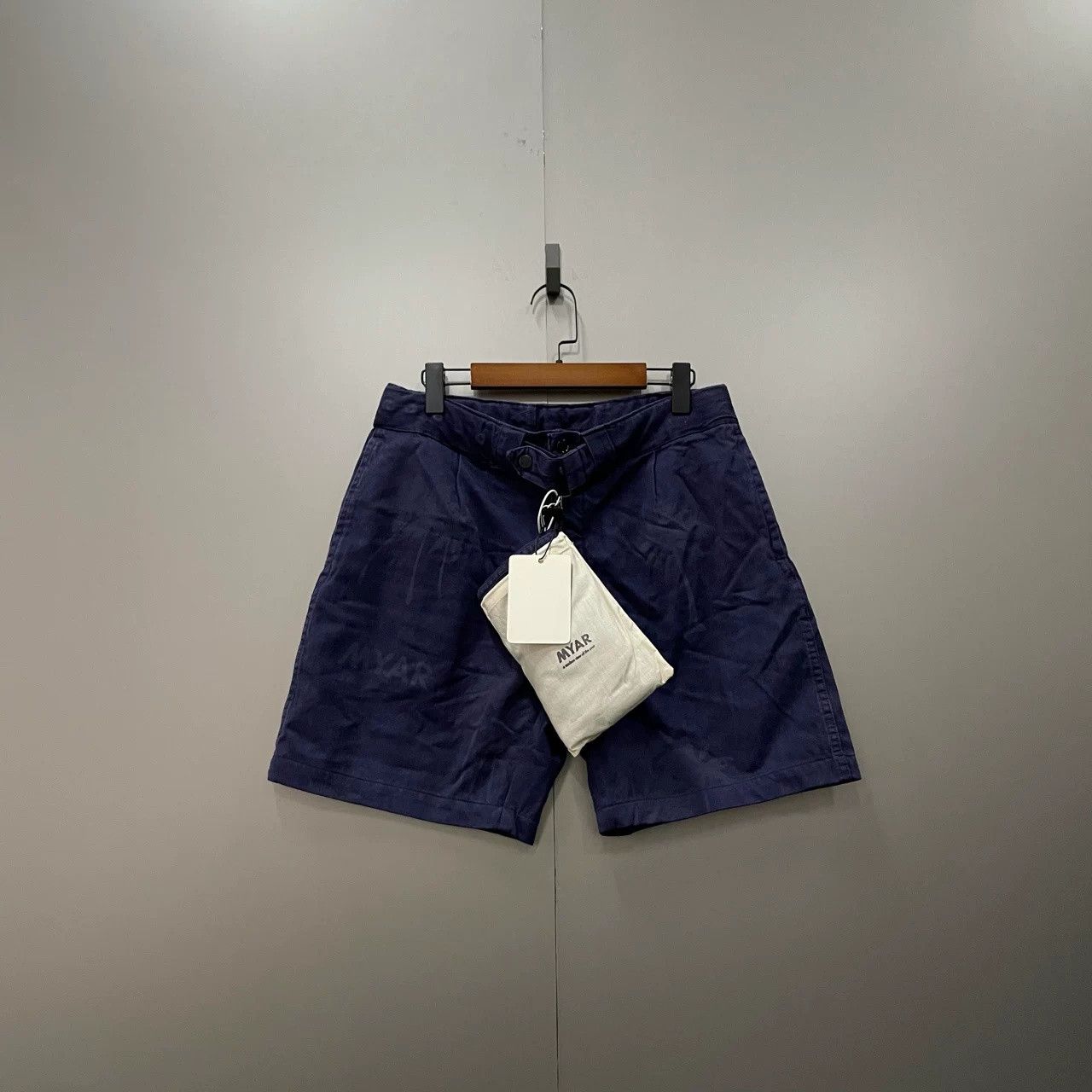 AYR MYAR Dark Blue Printed Shorts Size US 30 / EU 46 - 1 Thumbnail