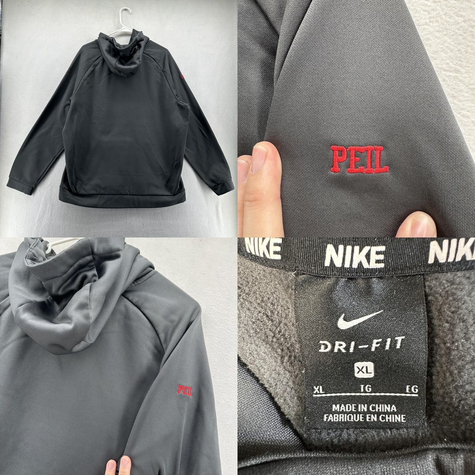 Nike Nike Dri-FIT Hoodie Mens XL GrayMustange Fleece Pullover Athletic Sweatshirt Size US XL / EU 56 / 4 - 8 Thumbnail