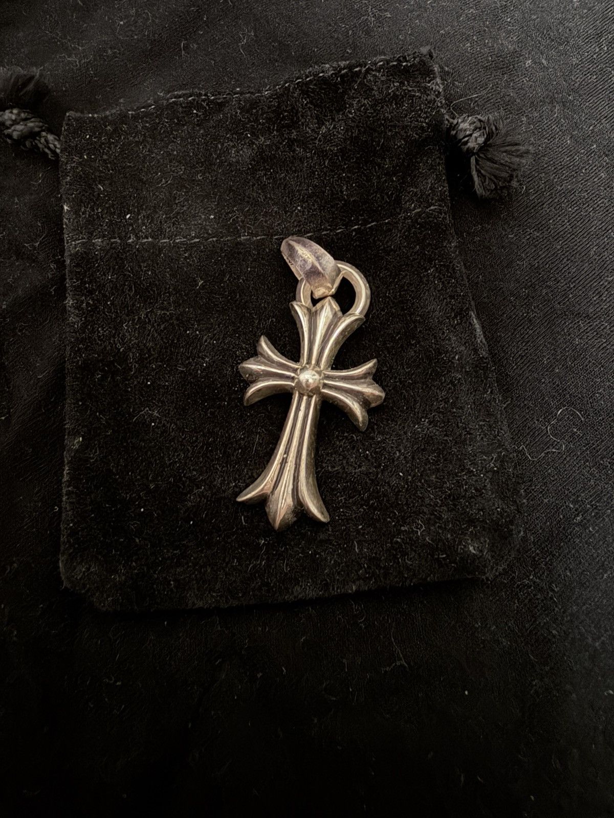 Chrome Heart Cross Pendant