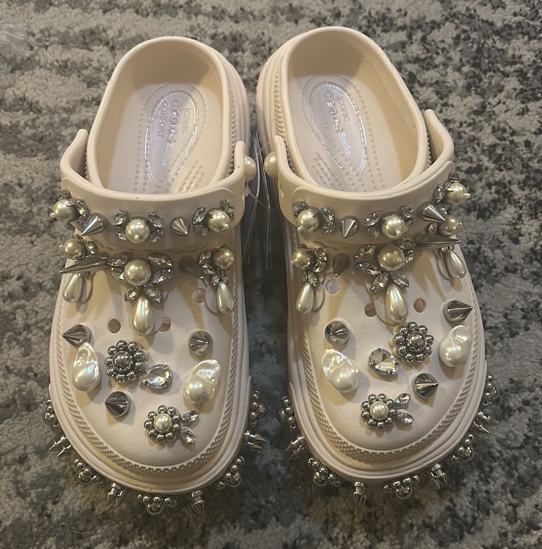 Crocs × Simone Rocha SIMONE ROCHA X CROCS Embellished Stomp Clogs Dew Size US 9 / IT 39 - 2 Thumbnail