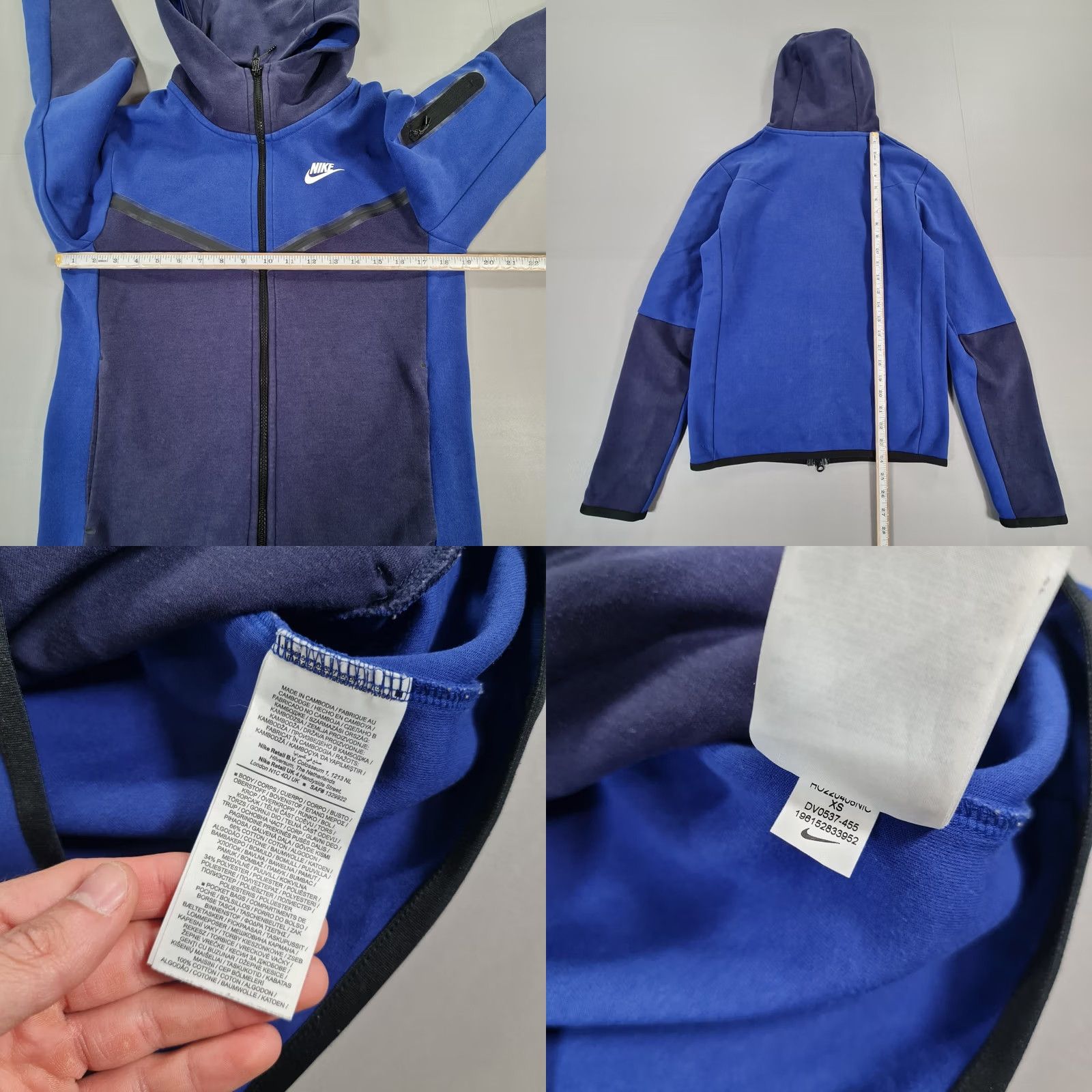 Nike Nike Mens Tracksuit Set Hoodie Jogger XS Royal Blue 2 Piece Sports Modern 455 DV0537 Mens Size US XS / EU 42 / 0 - 8 Thumbnail
