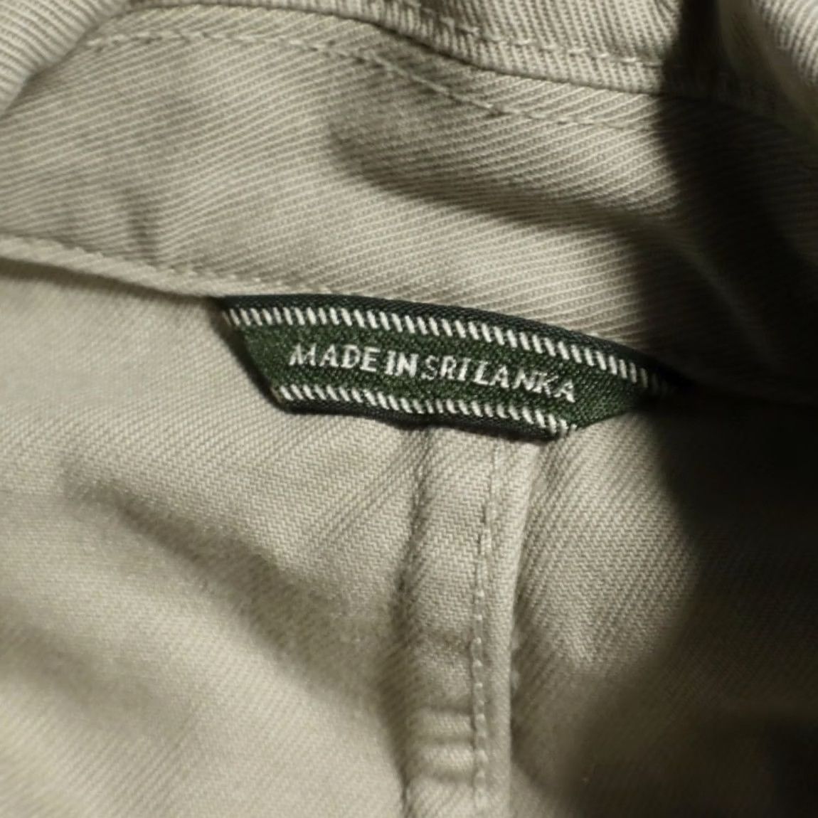 Eddie Bauer Eddie Bauer Chino Blazer Jacket Khaki Men's M Shirt Long Sleeve Collared Solid, 20in Chest, 30in Length, Relaxed Fit Size 40R - 5 Thumbnail