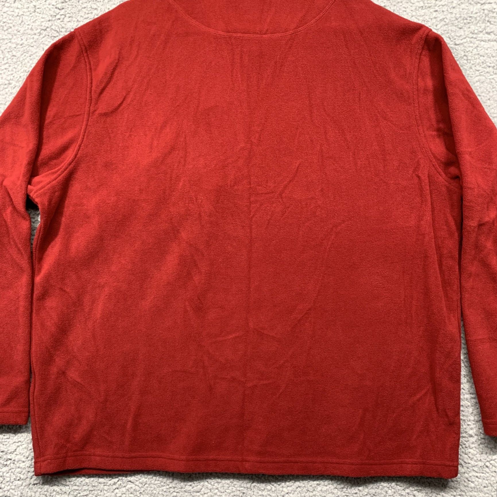 Free Country Grays Free Country Pullover Sweatshirt 2XL Red Logo 1/4 Zip Front Pocket Mens Shirt Size US XXL / EU 58 / 5 - 6 Thumbnail