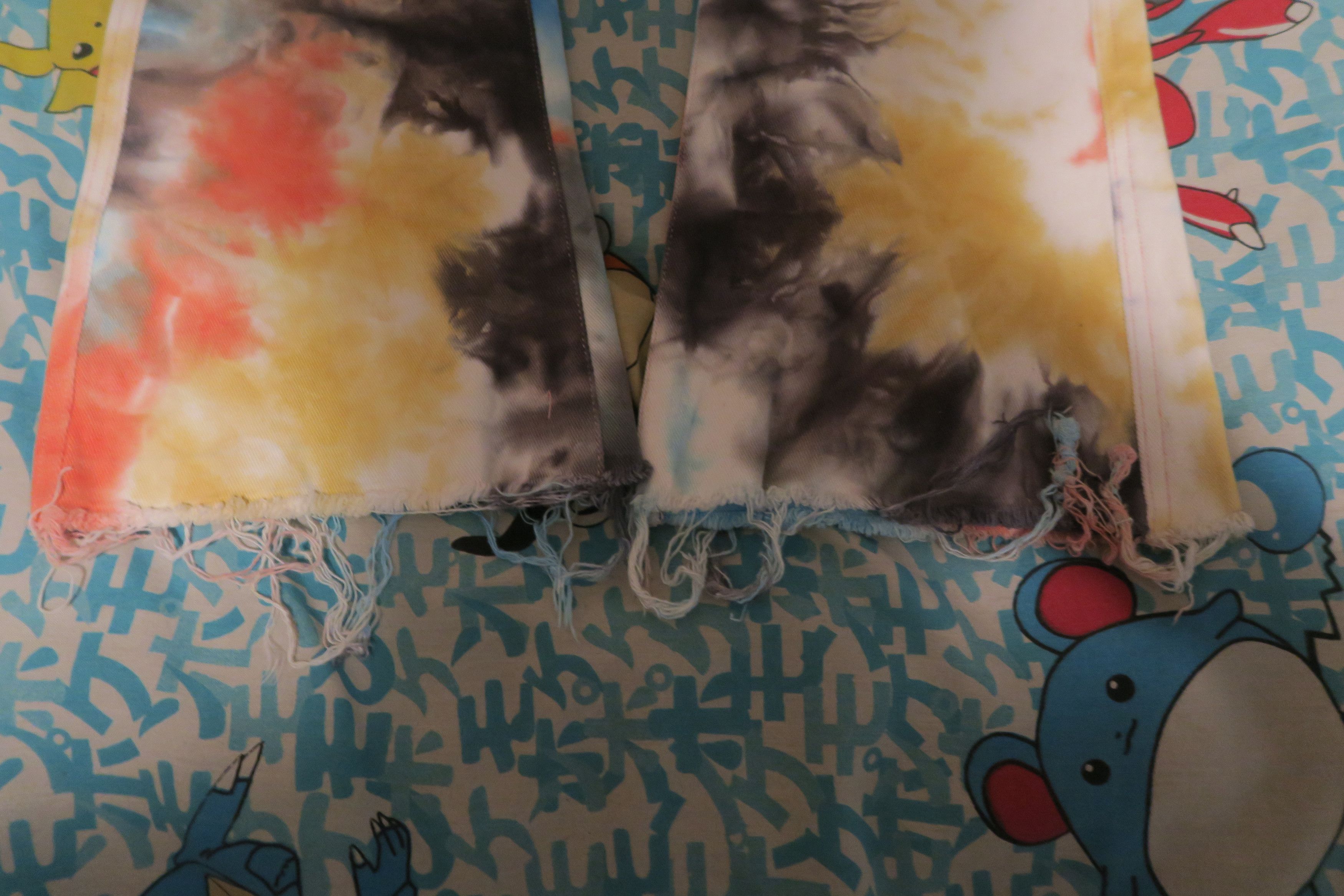Other Heaven on Earth 1336 Stacked Tie-Dye Jeans 42x35 Size US 42 / EU 58 - 2 Thumbnail