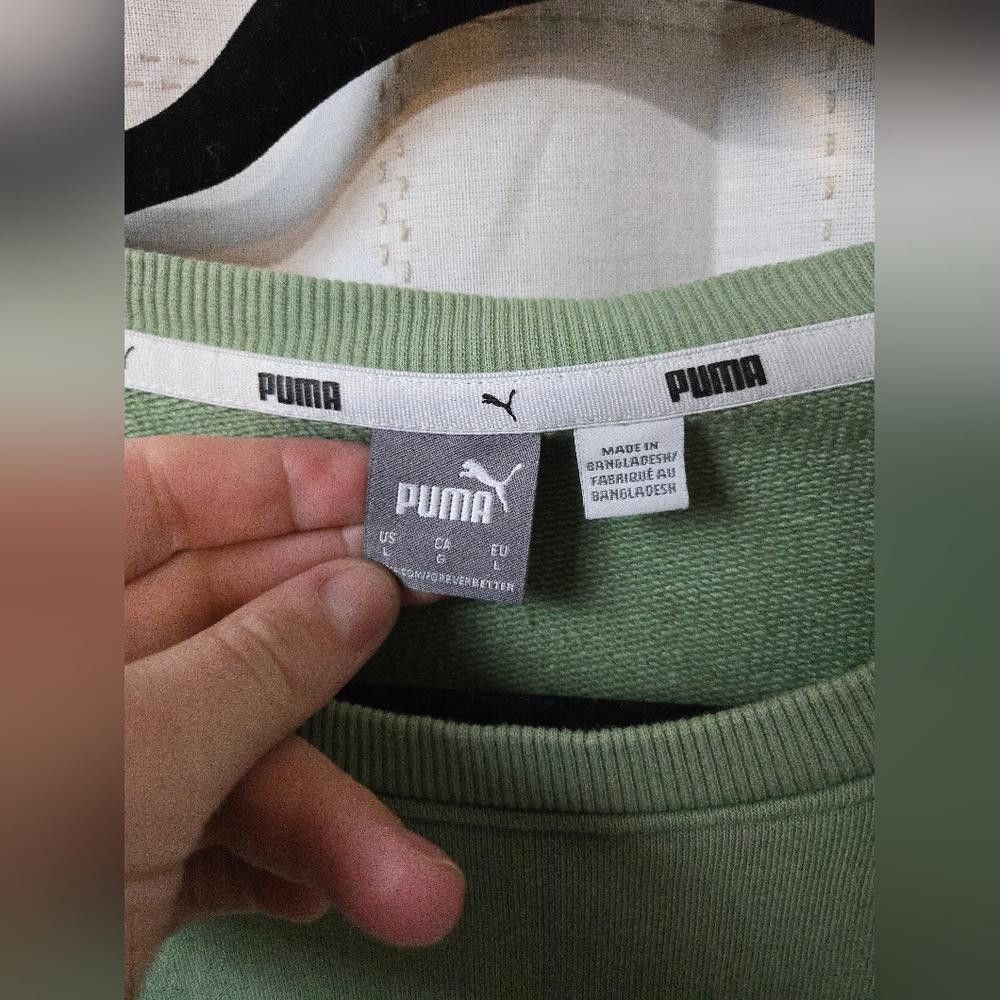 Puma Puma Cropped Sweatshirt Size L / US 10 / IT 46 - 3 Thumbnail