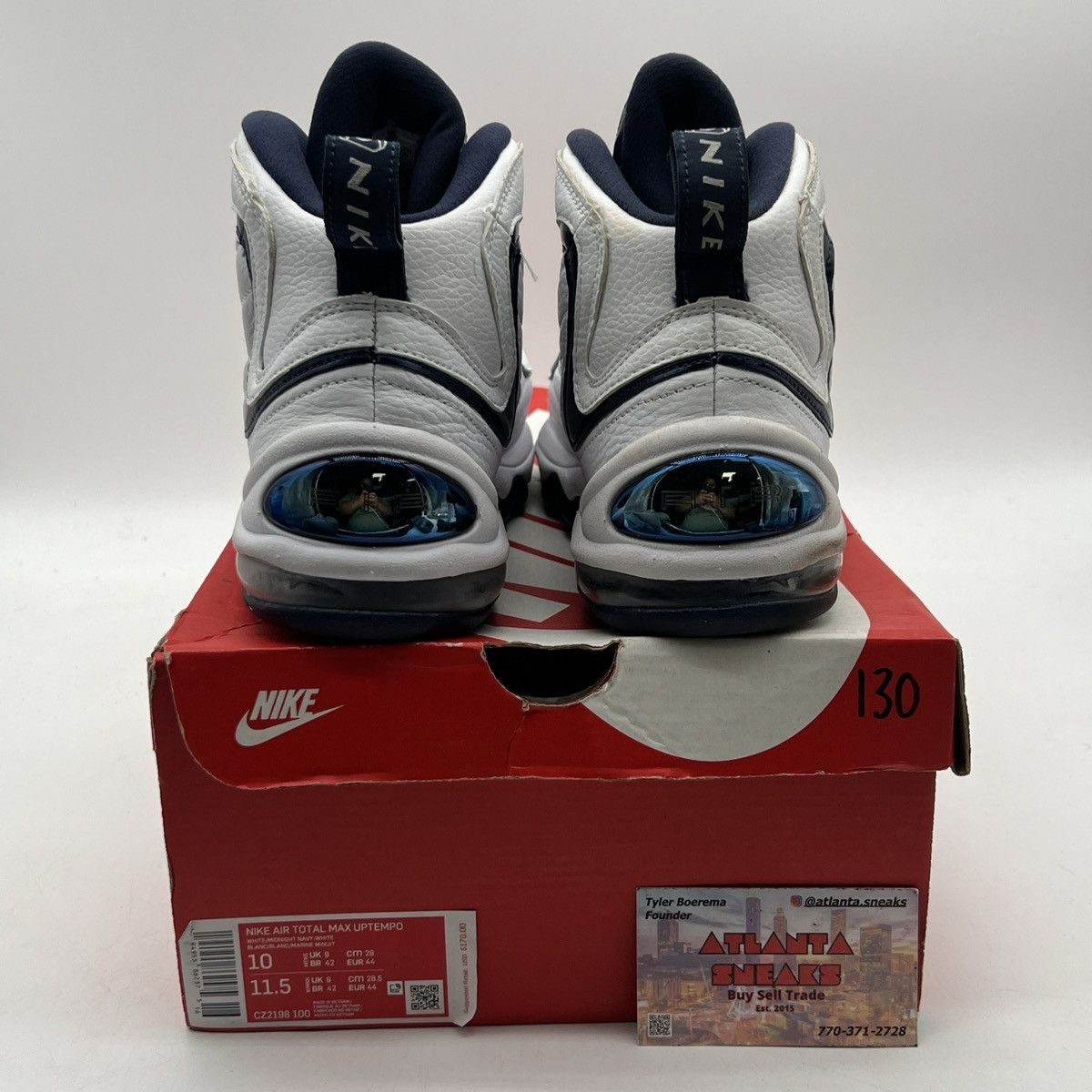 Nike Air total max uptempo midnight navy Size US 10 / EU 43 - 3 Thumbnail