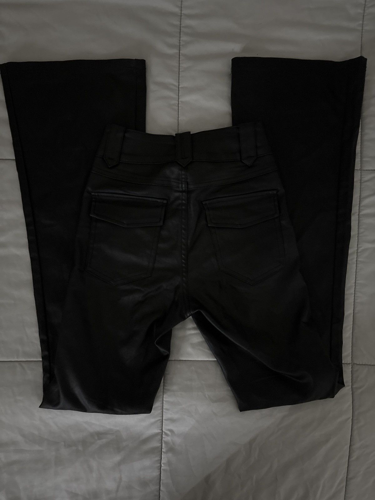Hot Topic Flare Leather Pants Size 24" / US 00 / IT 34 - 2 Thumbnail