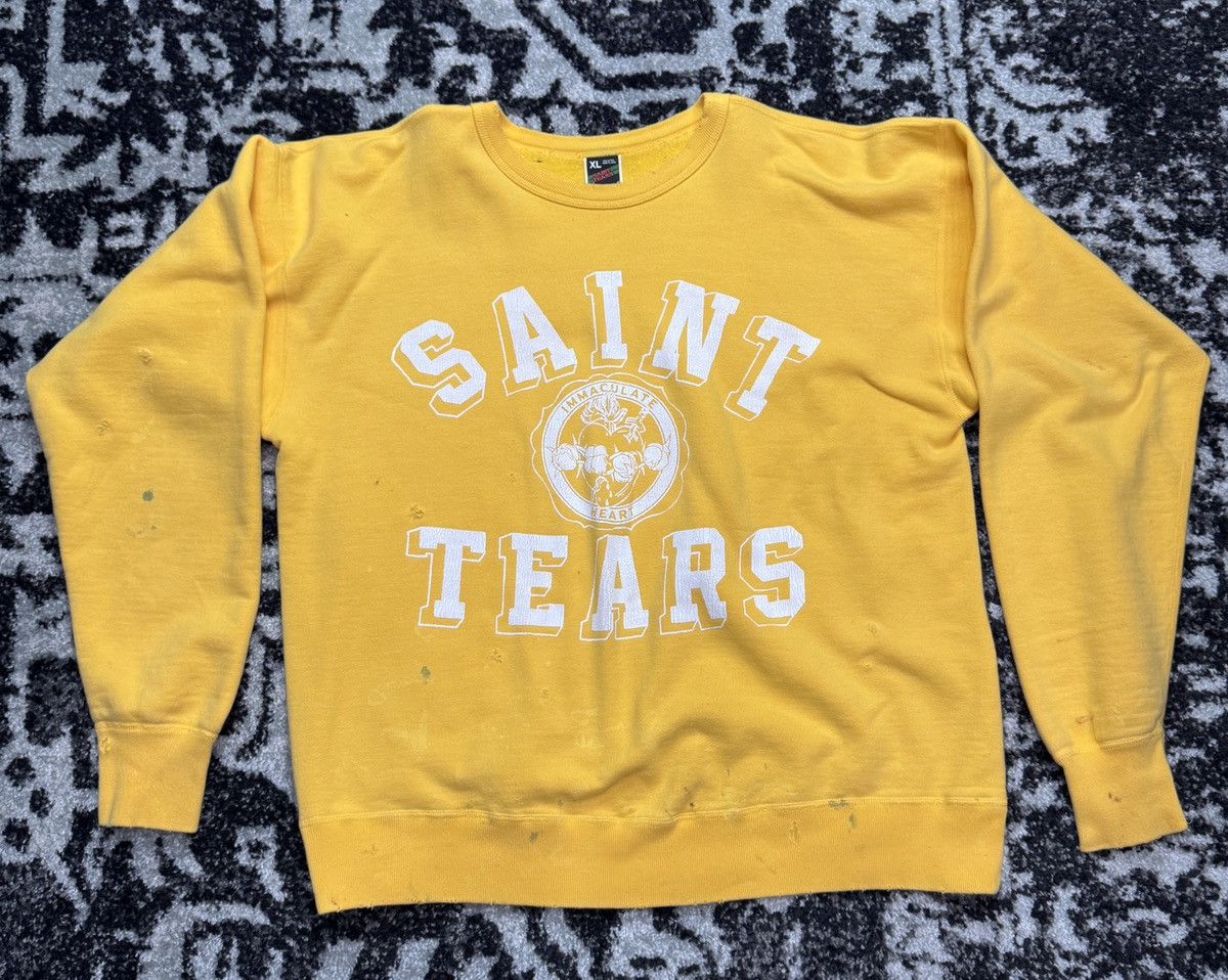 Saint Michael Saint Tears Distressed Crewneck Size US XL / EU 56 / 4 - 2 Thumbnail