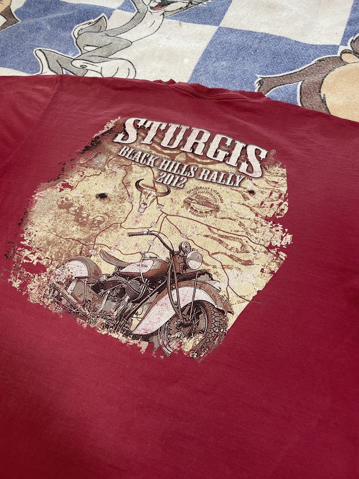 Vintage Distressed sturgis rally tee Size US XL / EU 56 / 4 - 4 Thumbnail