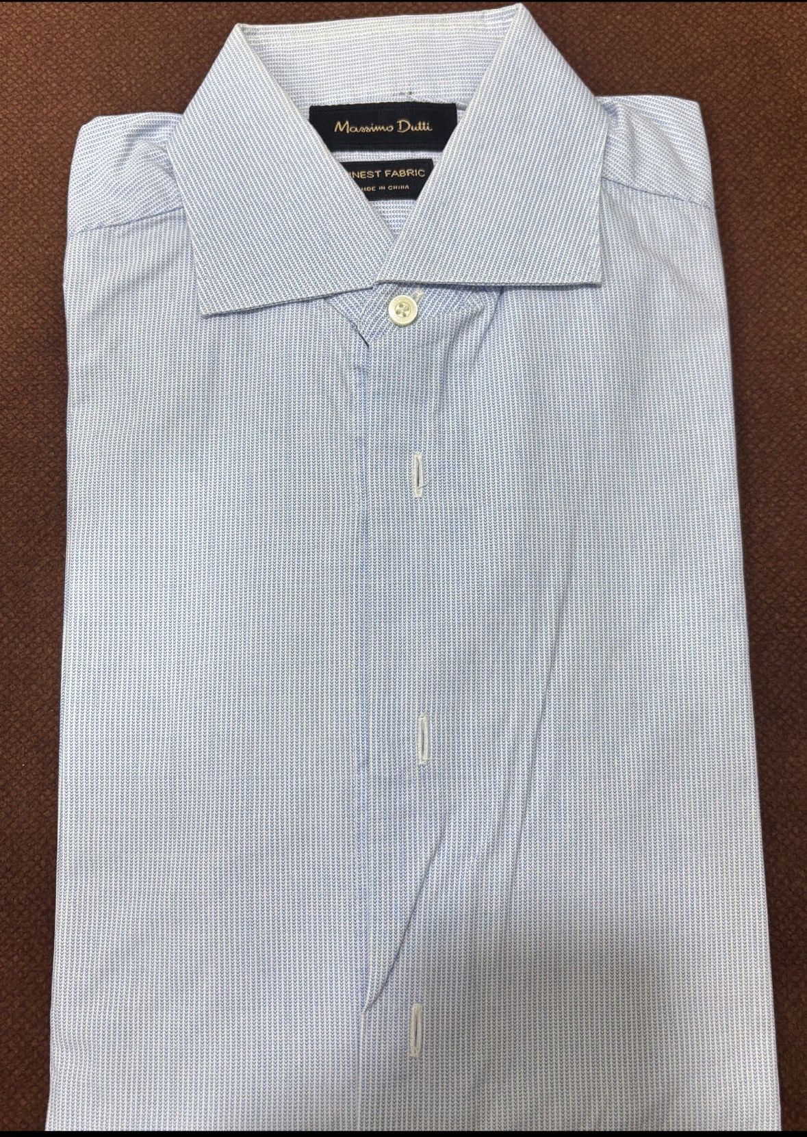 Massimo Dutti Striped Massimo Dutti Shirt Size 38L - 1 Thumbnail