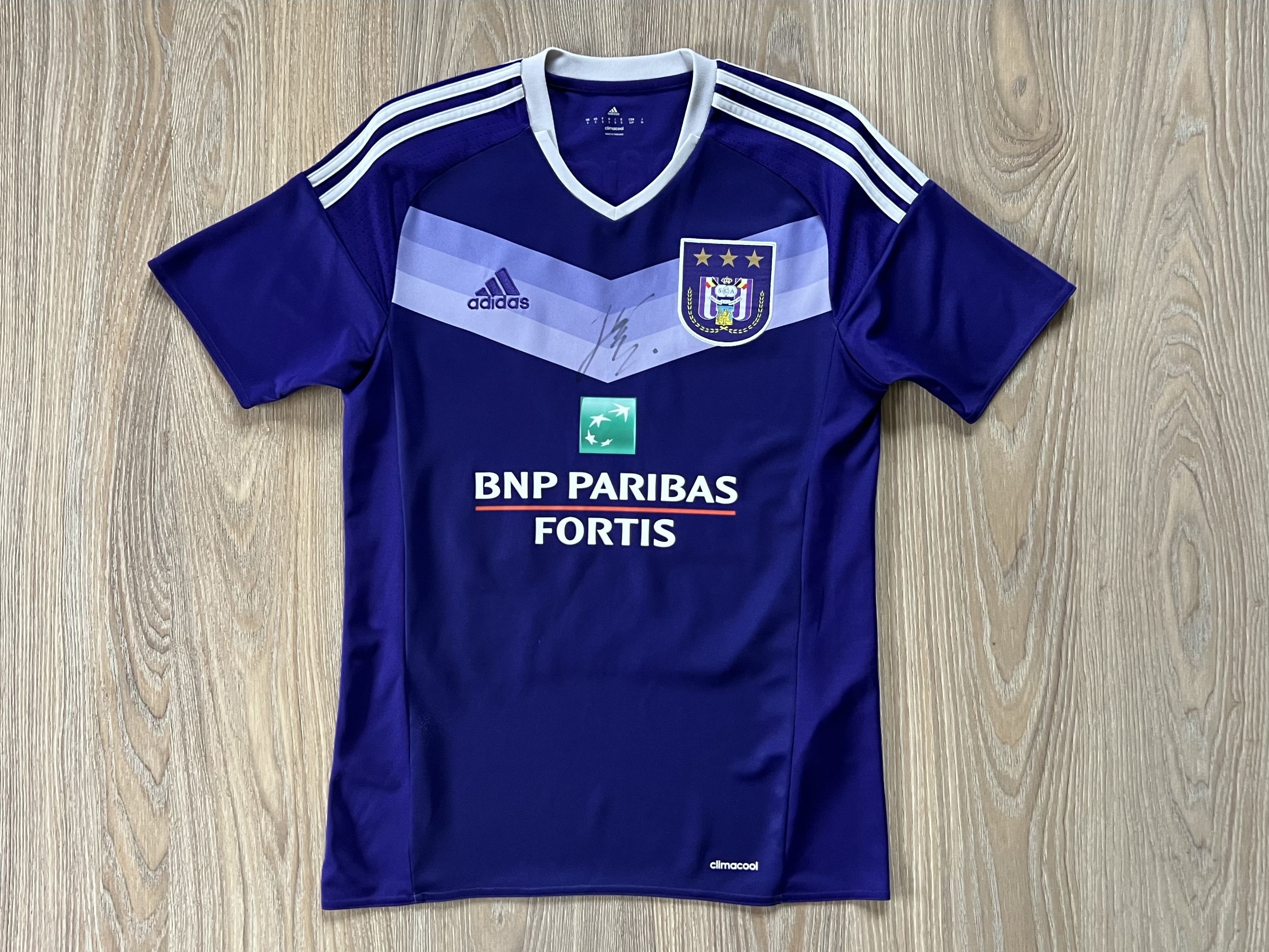 Adidas Adidas Anderlecht Home Shirt #32 Dendoncker 2016-2017 Size US S / EU 44-46 / 1 - 3 Thumbnail