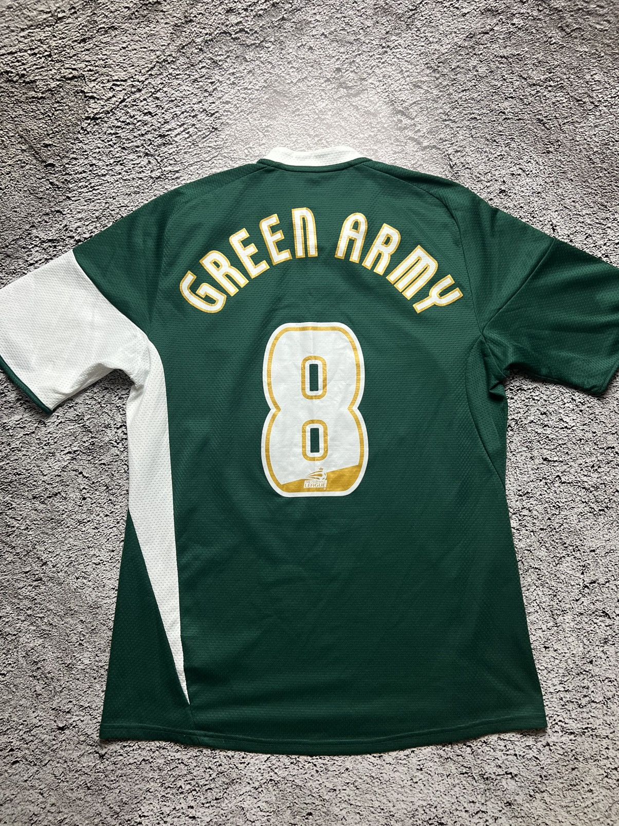 Adidas 2009-2010 Plymouth Argyle adidas vintage green army jersey Size US L / EU 52-54 / 3 - 3 Thumbnail