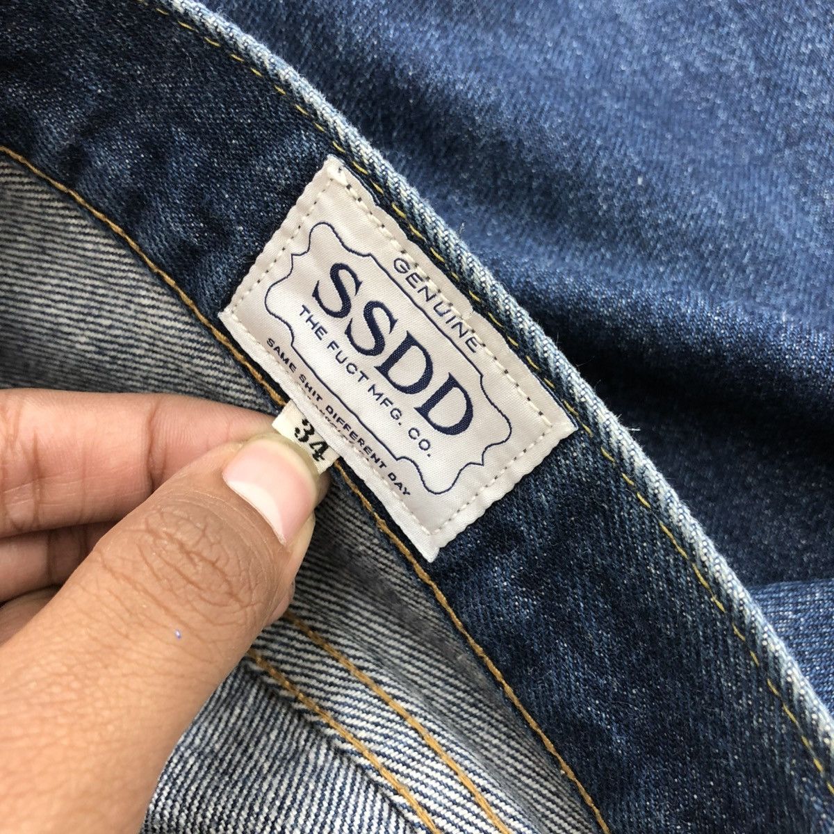 FUCT Vintage SSDD by FUCT Selvedge Jeans Pants Size US 34 / EU 50 - 11 Thumbnail