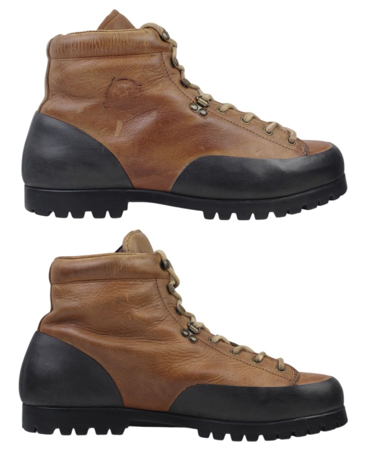 Eddie Bauer 1990S EDDIE BAUER TAN LEATHER HIKING BOOTS Size US 8 / EU 41 - 3 Thumbnail