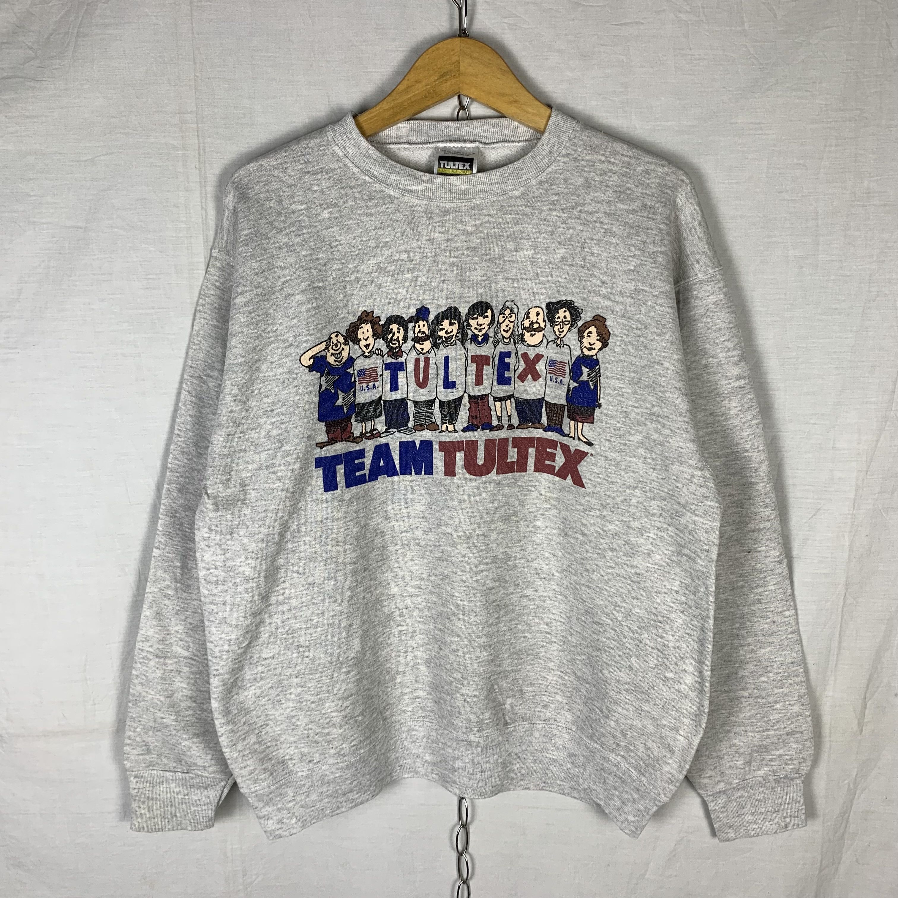 Vintage Vintage Team Tultex Sweatshirt Crewneck Size US L / EU 52-54 / 3 - 1 Thumbnail